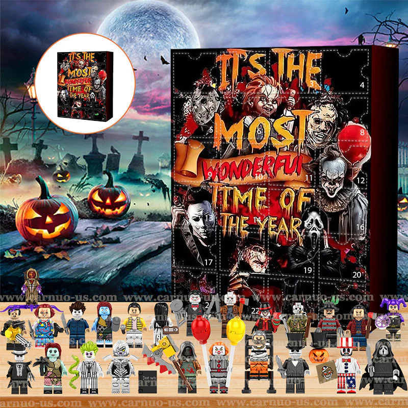 🔥Last Day Promotion 48% OFF-🎁-Halloween Horror Movie Characters Advent Calendar