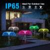 Solar-Powered LED Garden Fiber Optic Lights