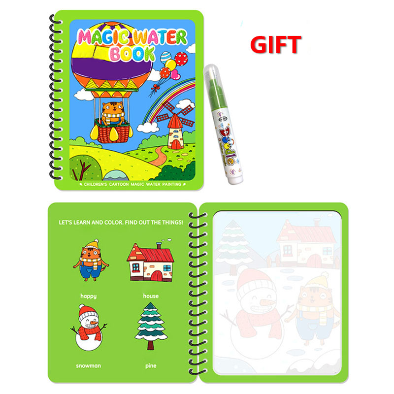 🌲EARLY CHRISTMAS SALE - 50% OFF🎁Toddlers Educational Learning Water Coloring Books