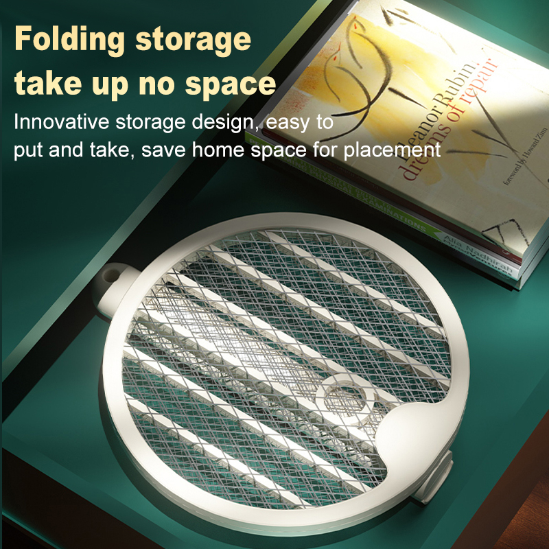 (Last Day Promotion - 50% OFF) 4-in-1 Foldable Mosquito Racket, BUY 2 FREE SHIPPING