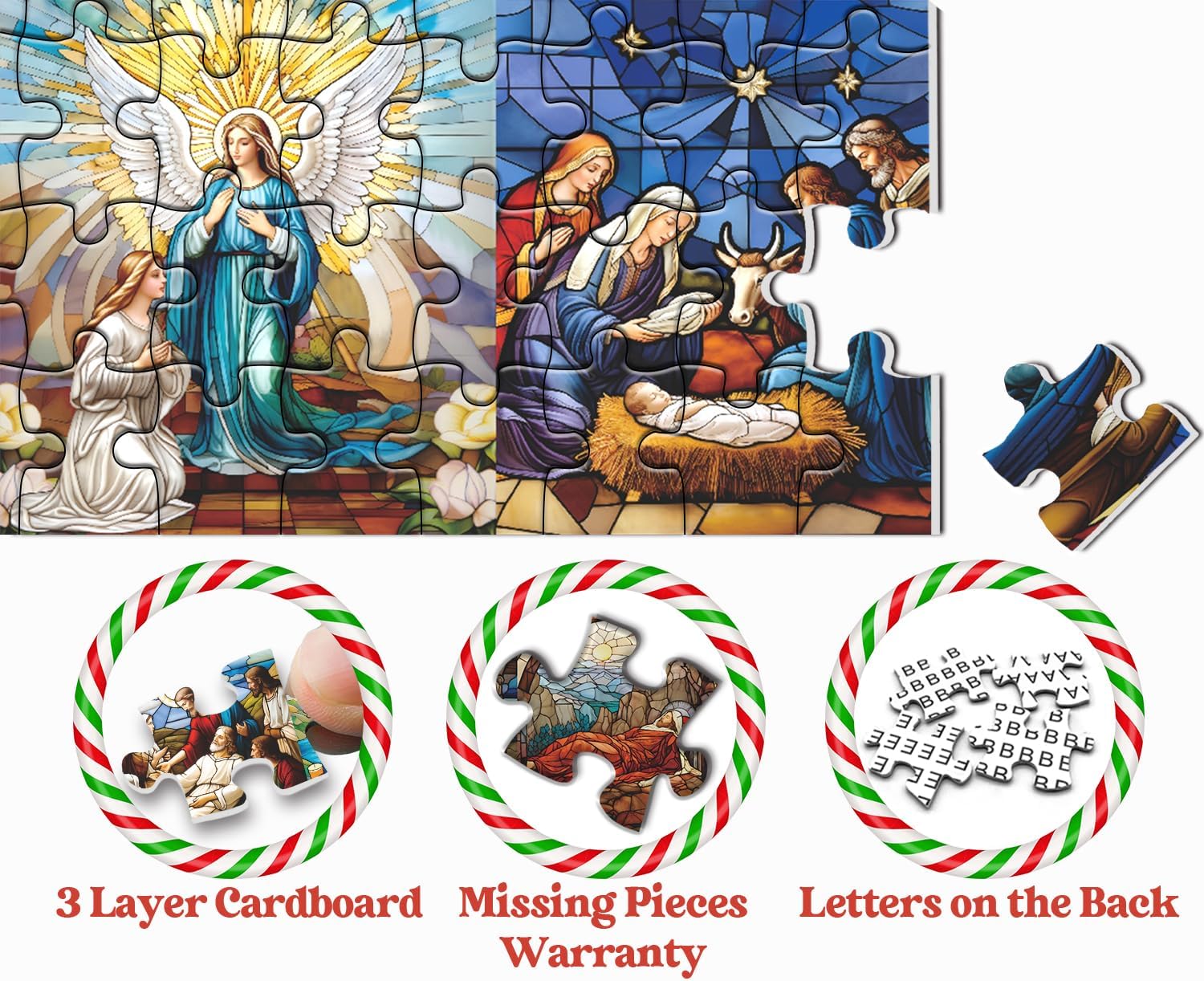 Life of Jesus Advent Calendar Jigsaw Puzzle 1000 Pieces