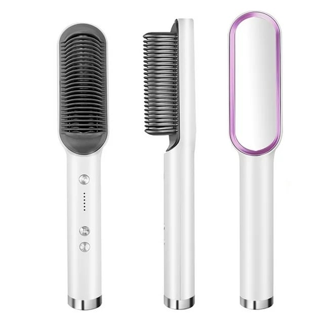 🔥Last Day Promotion - 49% OFF🎁😍 2 in 1 Negative Ion Hair Straightener Styling Comb