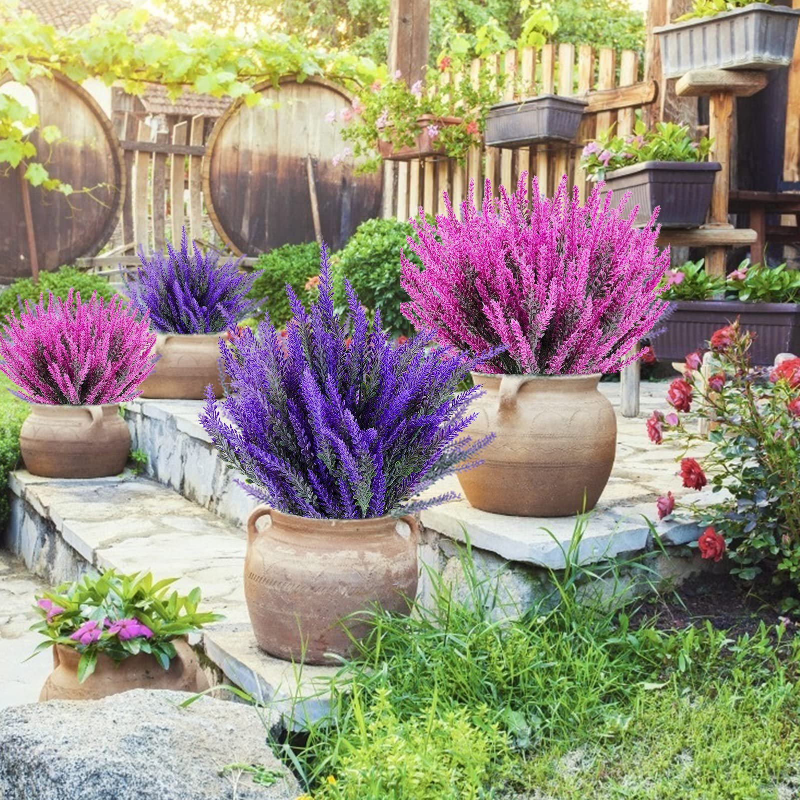 🌸Last Day 70% OFF-Outdoor Artificial Lavender Flowers💐BUY 5 FREE VIP SHIPPING