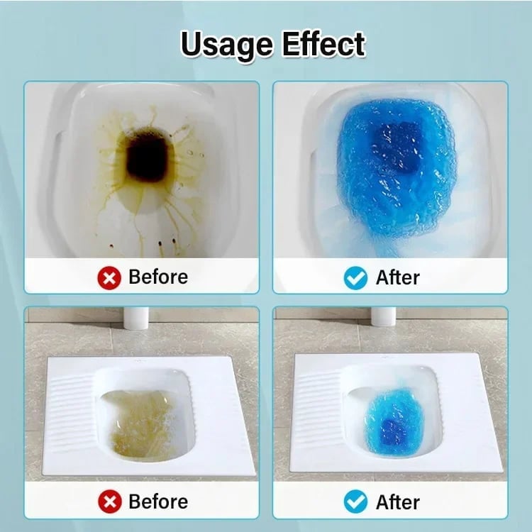 🔥Last Day Promotion 70% OFF-🔥- Bowling Blue Bubble Toilet Bowl Cleaner