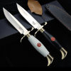 Second generation outdoor self-defense fruit eating meat barbecue straight knife