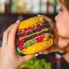 🍔Hamburger Socks (3pairs) – The Perfect Gift for Hamburger Lovers!