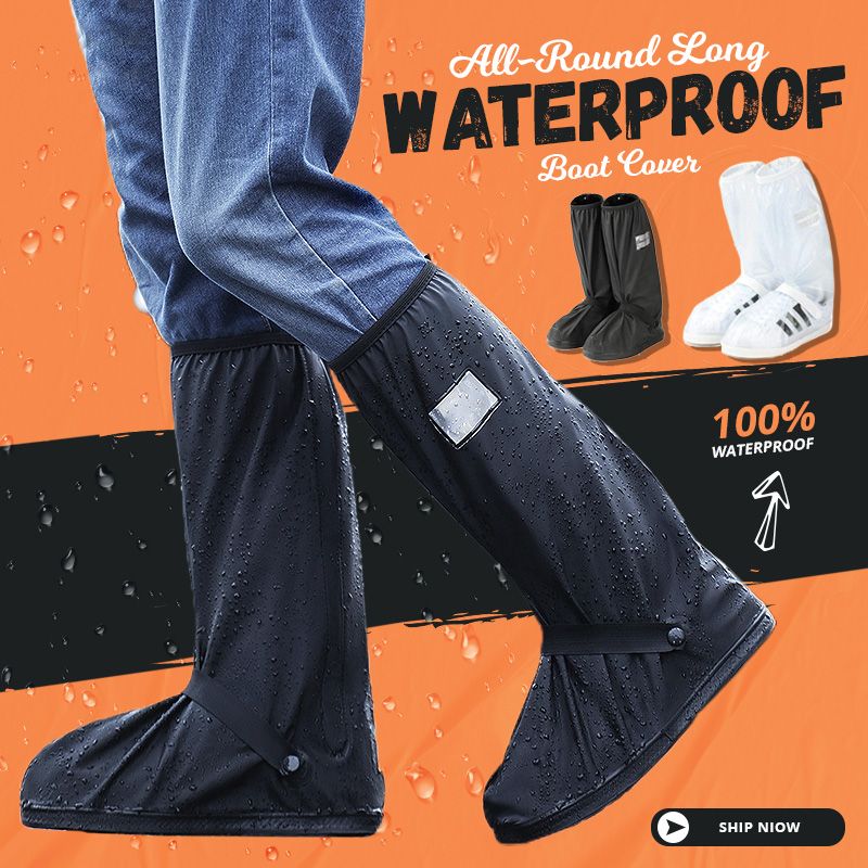 🔥🔥2022 Winter Hot SaleAll-Round Long Waterproof Boot Cover(BUY MORE SAVE MORE)