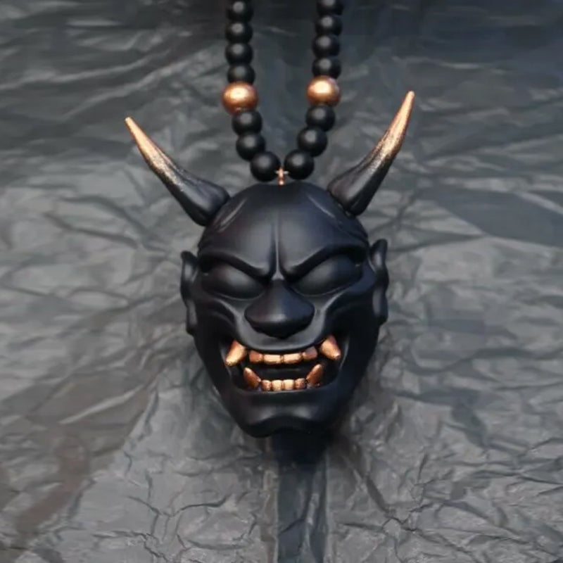 🔥Hot Sale🎉2023 Handcrafted Samurai Helmet Pendant