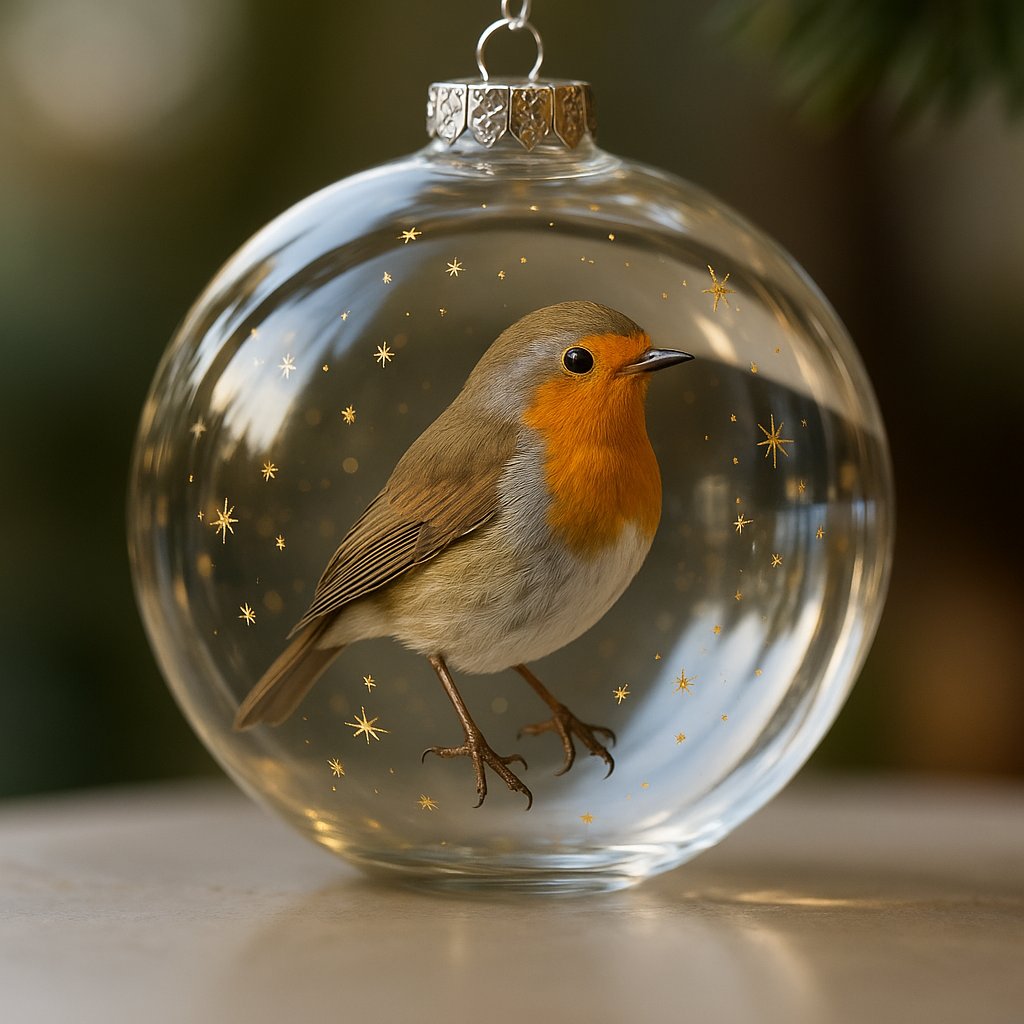 🎁TikTok Last Day Sale - 70% OFF🐦Nature’s Birds Crystal Glass Ornament Set