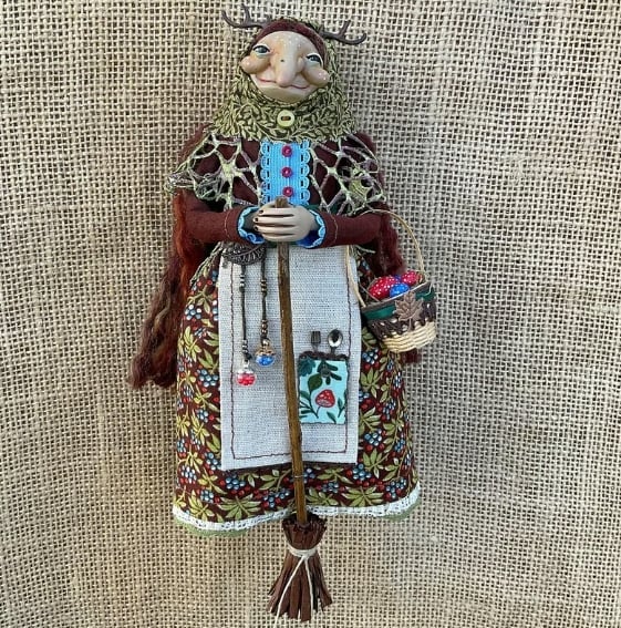 Last Day 49% OFF🔥Handmade Kitchen Witch Doll