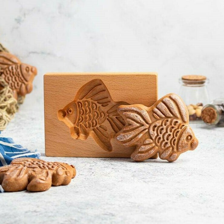 (🌲Early Christmas Sale - 49% OFF) 🍪Carved Wooden Pryanik Gingerbread Cookie Mold