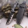 Miller M33 one-piece keel high hardness outdoor tactical knife