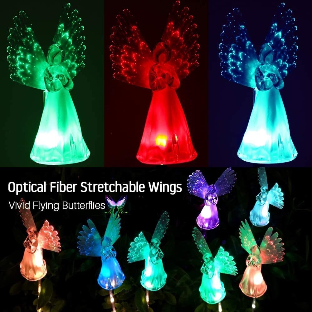 🔥Last Day 49% OFF- Memorial Gifts Solar-Powered Angel Lights