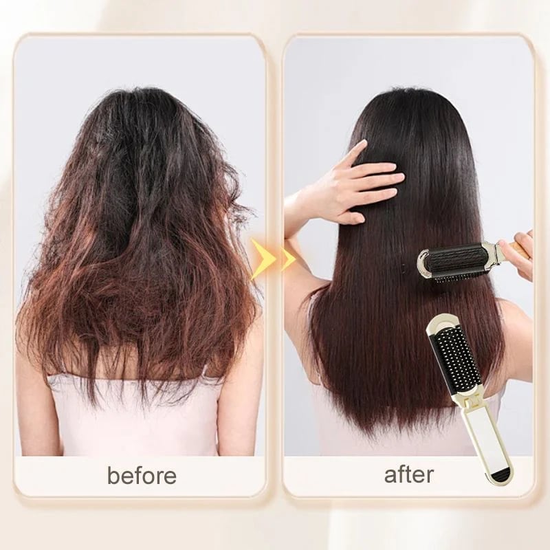 🍂TikTok Fall Mega Sale - 70% OFF🎉Portable Mini Air Cushion Comb with Removable Mirror