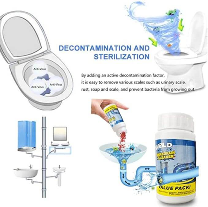 ⏰LAST DAY SALE 50% OFF💥Sink & Drain Cleaner🔥Buy2 Get 1 Free