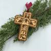 Cross Nativity Ornament