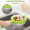 🔥Last Day Promotion 50% OFF🔥Vegetable Spinner Colander with Collapsible Handle