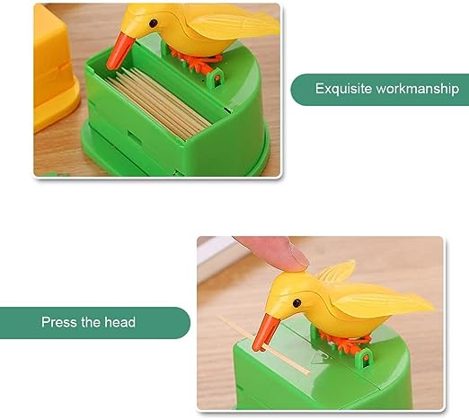 Bird Shaped Toothpick Storage Box Container