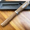 Bamboo forged Damascus steel knife