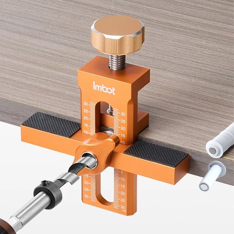 🎁TikTok Last Day Sale - 70% OFF🔥Carpenter Doweling Drilling Guide Locator