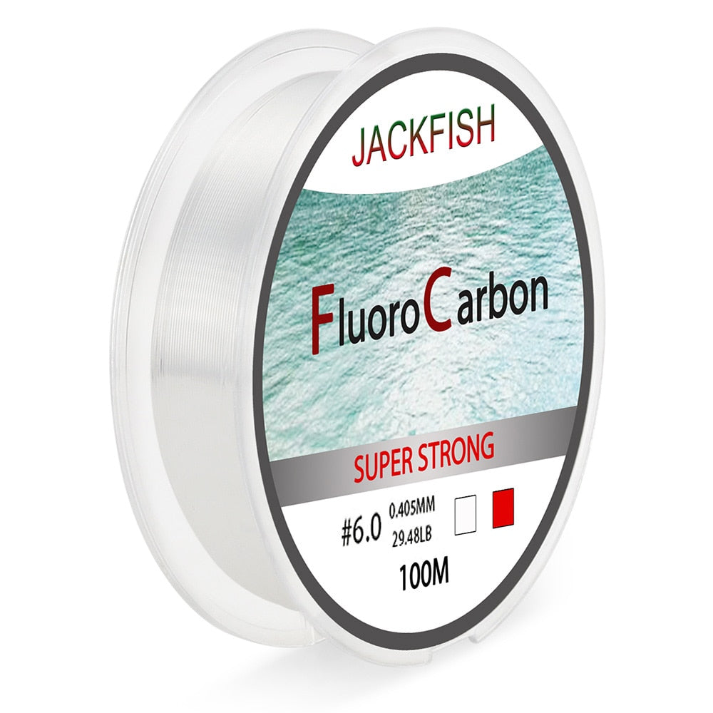 🎣 Summer Sale-30% OFF🐠JACKFISH 100M Fluorocarbon Fishing Line