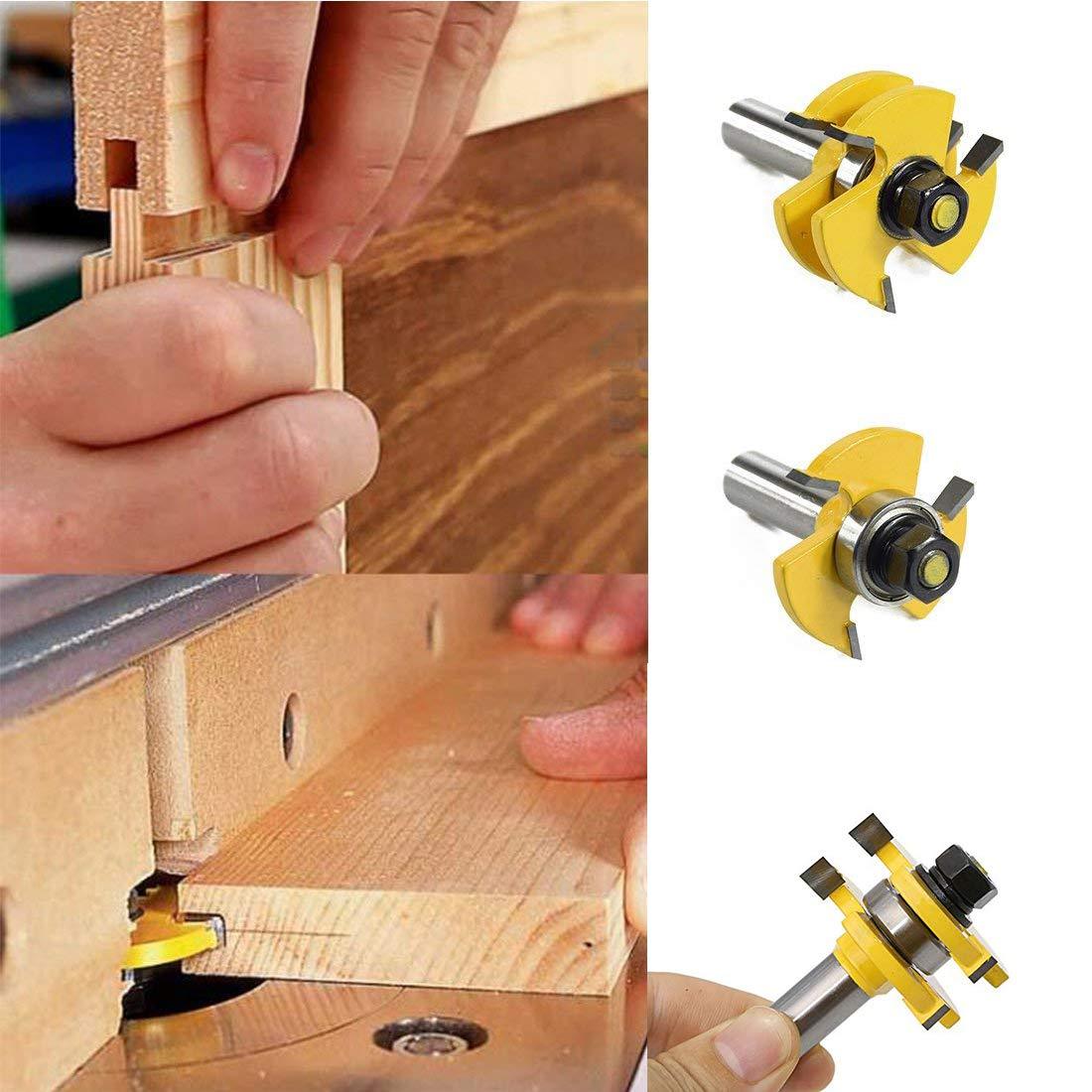 Tongue & Groove Router Bit-SET OF 2