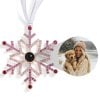 Personalized Snowflake Photo Ornament