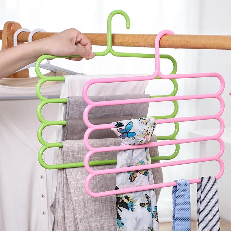 (🔥Hot Sale NOW- SAVE 48% OFF) Multi-Functional Pants Hangers-BUY 5 GET 2 FREE&FREE SHIPPING