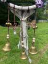 🎁TikTok Last Day Sale - 70% OFF🧙‍♀️Handmade Practical Magic Inspired Hanging Moon w/witch bells🎁Buy 2 Free Shipping