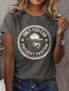 Women's casual Only You Can Prevent Fascism T-shirt