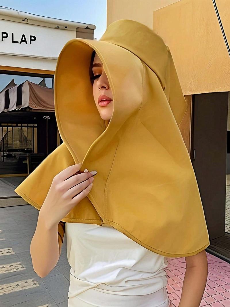🔥Last Day Promotion 50% OFF👒Full Face Sun Protection & Big Brim Shawl & Sun Hat⚡Buy 2 Free Shipping