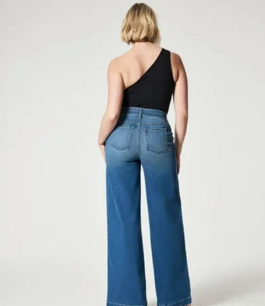 (🔥Last Day Promotion 50% OFF) Seamed Front Wide Leg Jeans - Buy 2 Get Extra 10% OFF & Free Shipping