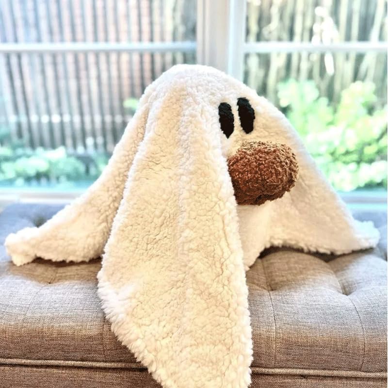 <strong>🎃Early Halloween Sale - 48% OFF</strong> 👻Ghost with Pumpkin🎃 Pillow Halloween