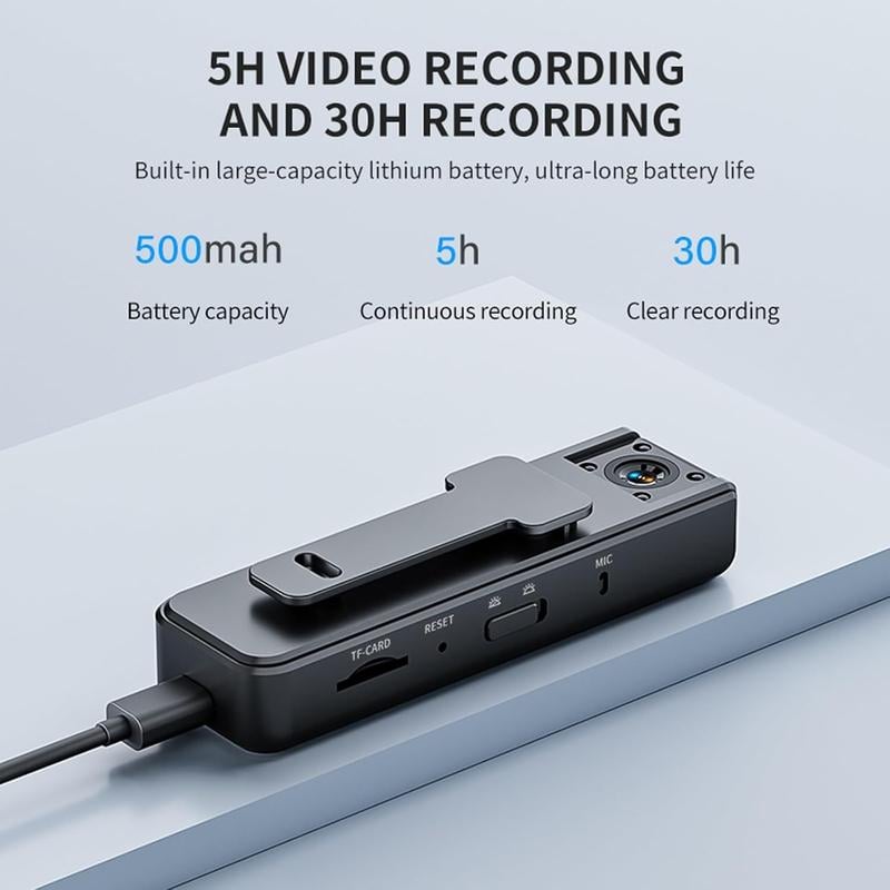 🔥Last Day 49% OFF🔥 - Wearable Body Cam with Night-Vision & 180° Rotation Lens