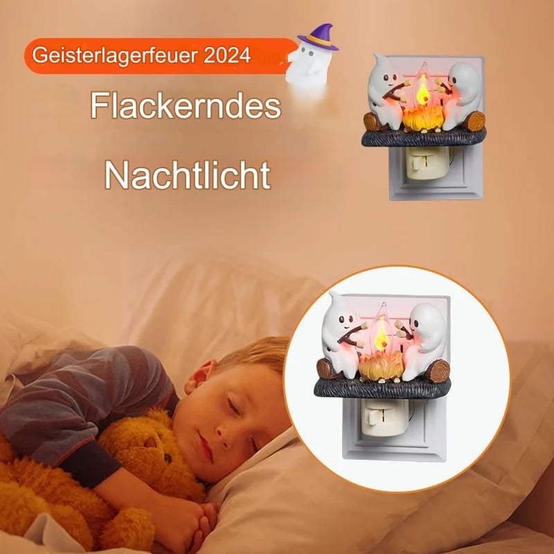 🔥Letzter Tag 50% RABATT- Geister-Lagerfeuer-Nachtlicht✨🔥👻