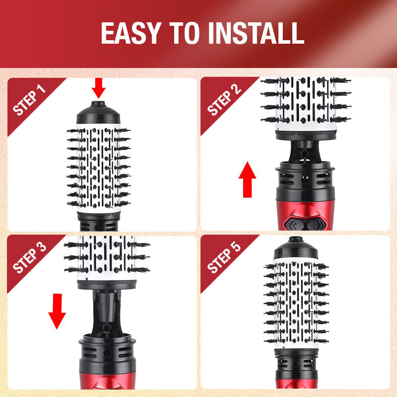 (🌲Early Christmas Sale- 50% OFF) 3-in-1 Hot Air Styler and Rotating Hair Dryer