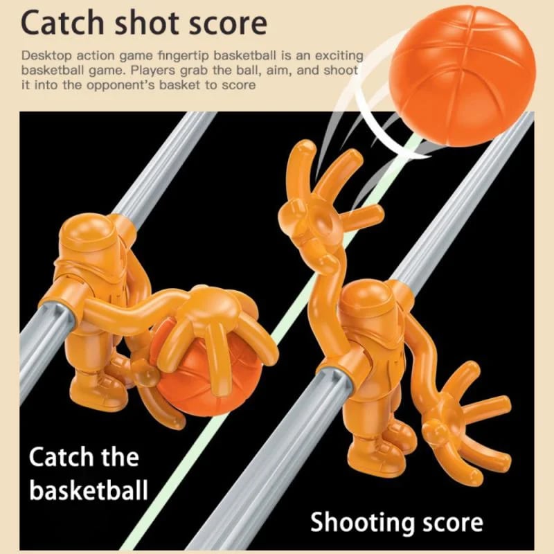 🏀 2024 Hit! Kids' Desktop Fingertip Basketball (Buy 2 Free Shipping)