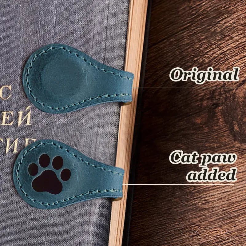 Last Day Promotion 70% OFF - 🔥Personalized Magnetic Leather Bookmark