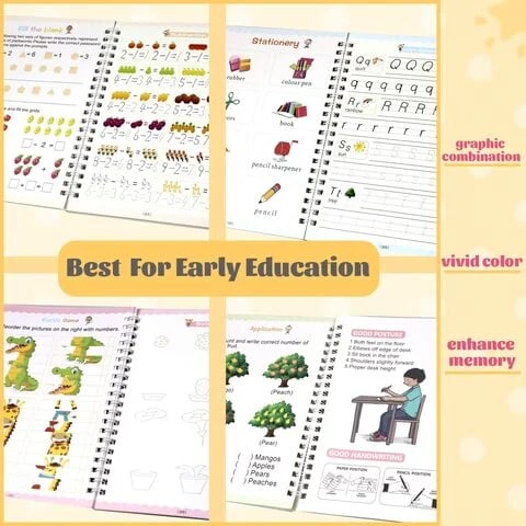 🔥Reusable Handwriting Practice Copybook Set