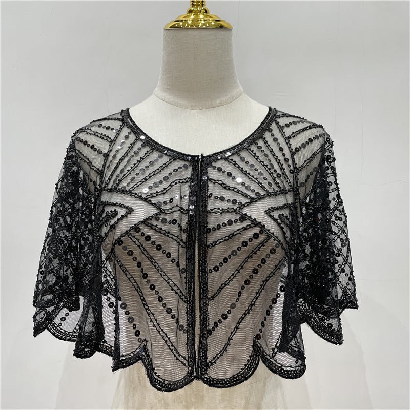🎁TikTok Last Day Sale - 70% OFF🎉Sequin & Beaded Shawl – 5 Stunning Ways to Style It!