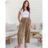 🎁 Letzter Tag Aktion 50% RABATT– Damen Leinenhose mit weitem Bein und Taschen