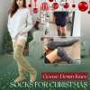 🎄TikTok Christmas Sale -70% OFF💕Comfort Plush Fleece Knee Socks For Christmas❄️🎅