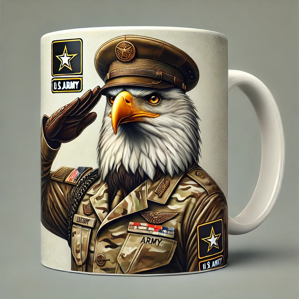 Handmade Veterans Tribute Mug (BUY 2 GET FREE SHIPPING)