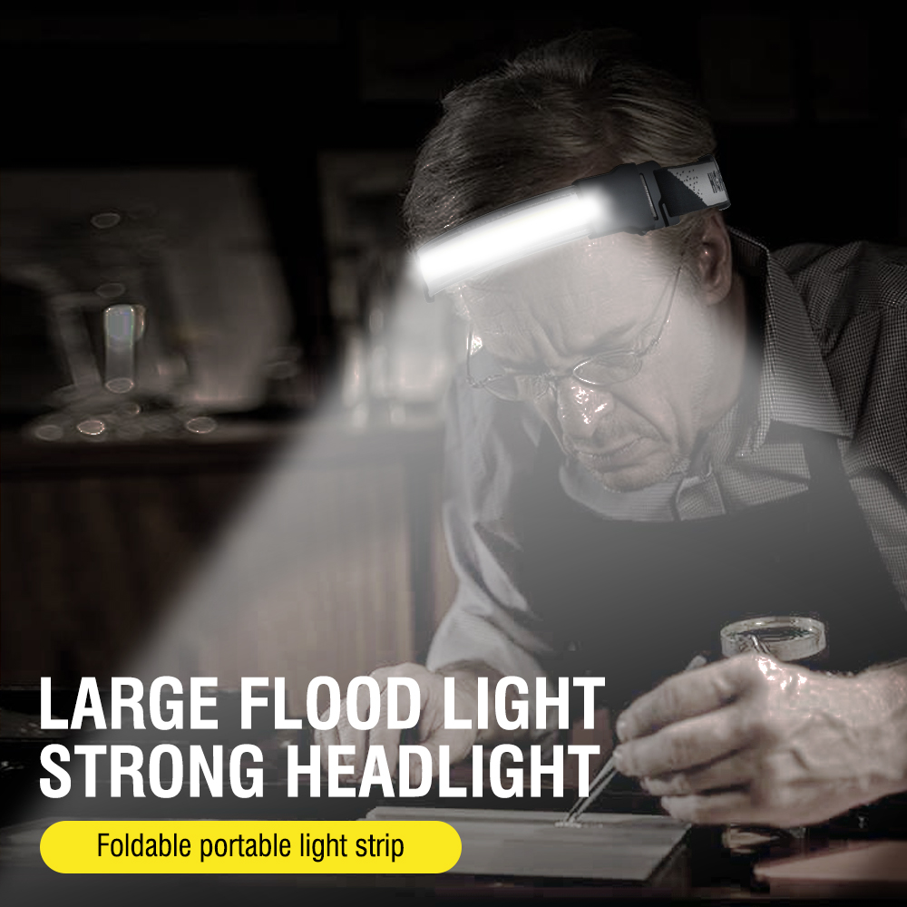 (🔥2023 Hot Sale - 60% OFF)Waterproof Hight Light COB headlamp, Buy 2 Get 1 Free