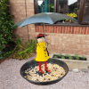 🌈Hot Sale 70% Off🎁Hanging Umbrella Girl Bird Feeder Garden Decor☂️