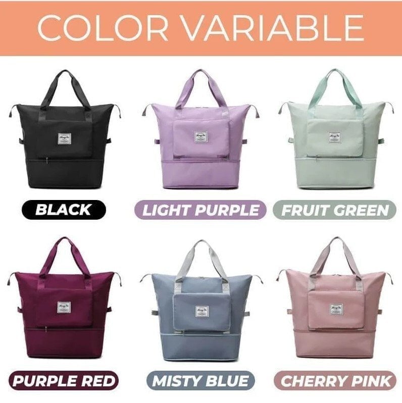 (🔥LAST DAY PROMOTION - SAVE 49% OFF)Collapsible Waterproof Large Capacity Travel Handbag-Buy 2 Free Shipping