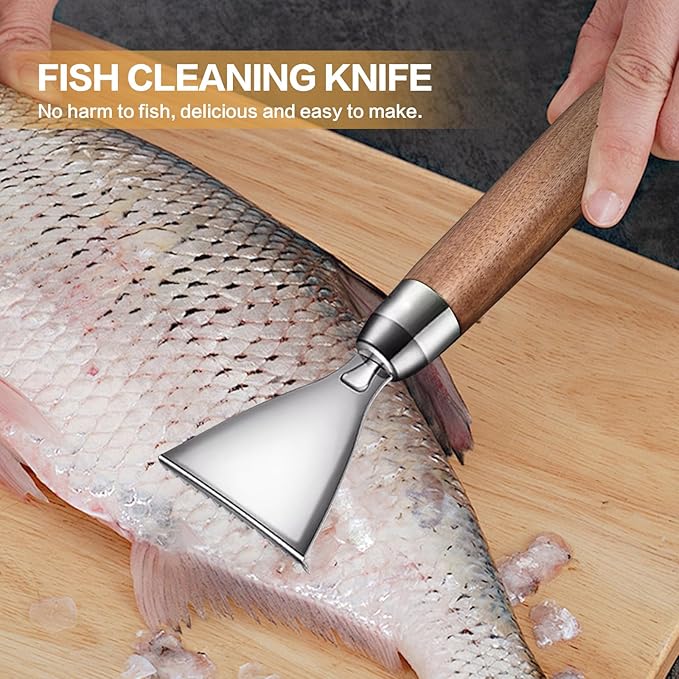 2024 New Stainless Steel Sharp Fish Scale Remover