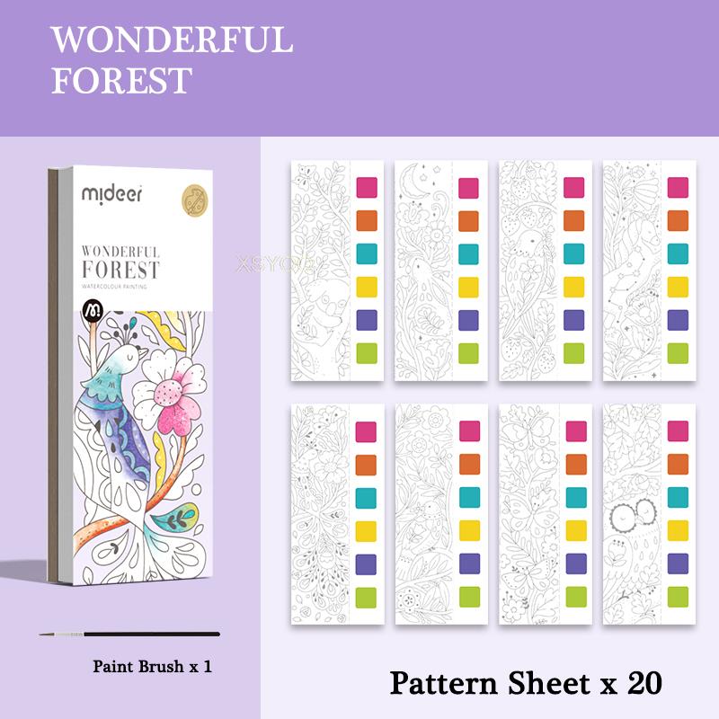 (🎅EARLY CHRISTMAS SALE-49% OFF) Pocket Watercolor Painting Book - BUY 4 GET EXTRA 20% OFF