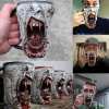 💝Last day discount-75%Off💝Handmade Gothic Vampire Half Face Mug