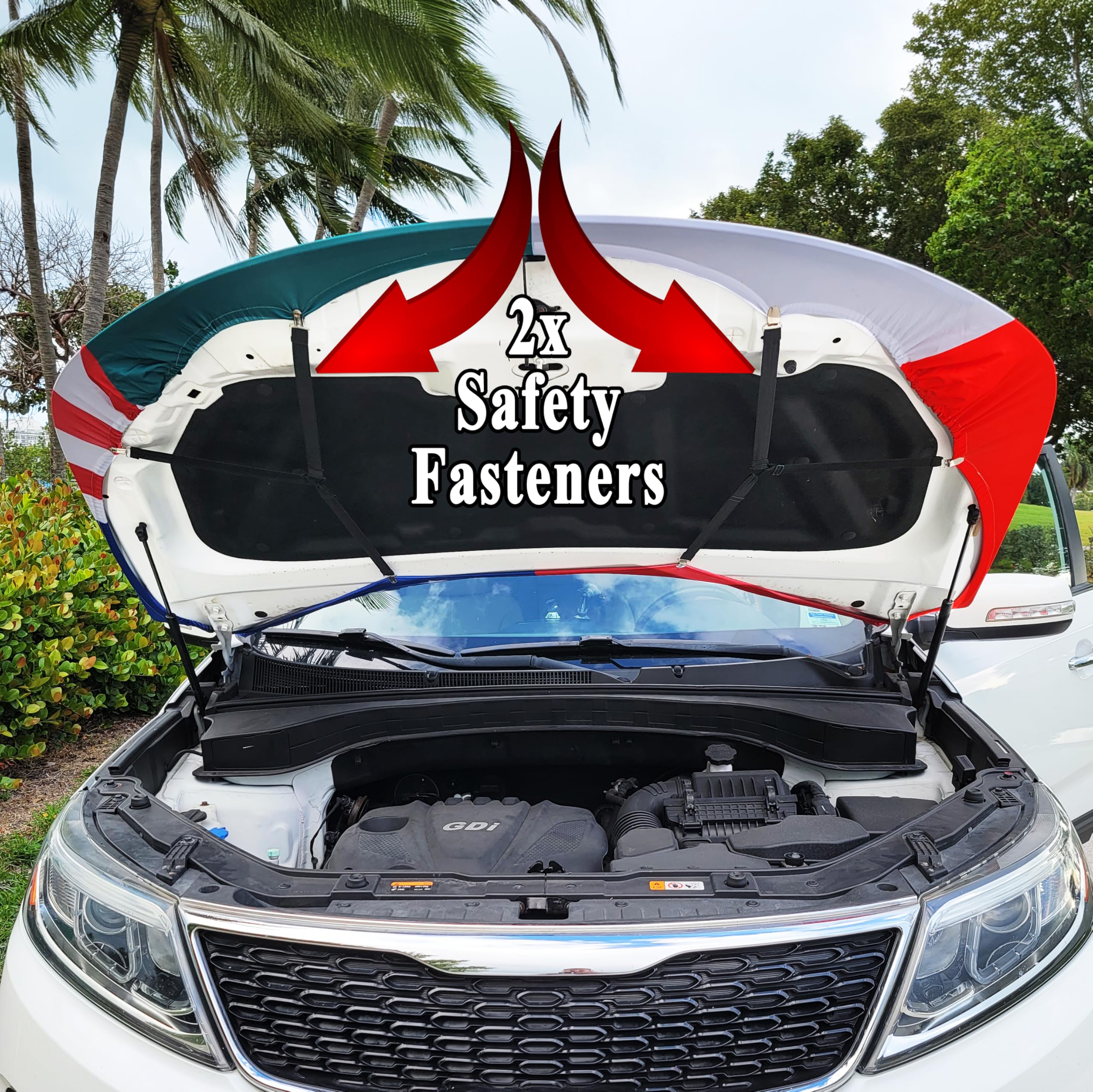 🔥American Flag Car Hood Cover